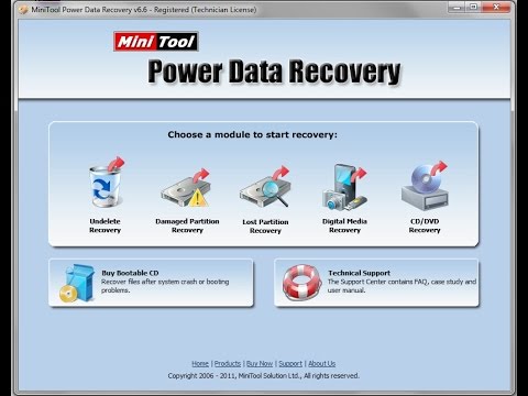 MiniTool Power Data Recovery 8.8 Crack free